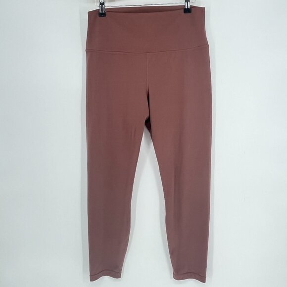 Yogalicious High Waisted Leggings Size XL Light Brown - Picture 3 of 6